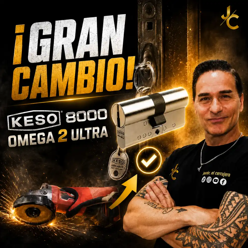 Instalación cilindro Keso omega Ultra